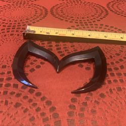 Mazda Evil M Emblem Black 4.5”