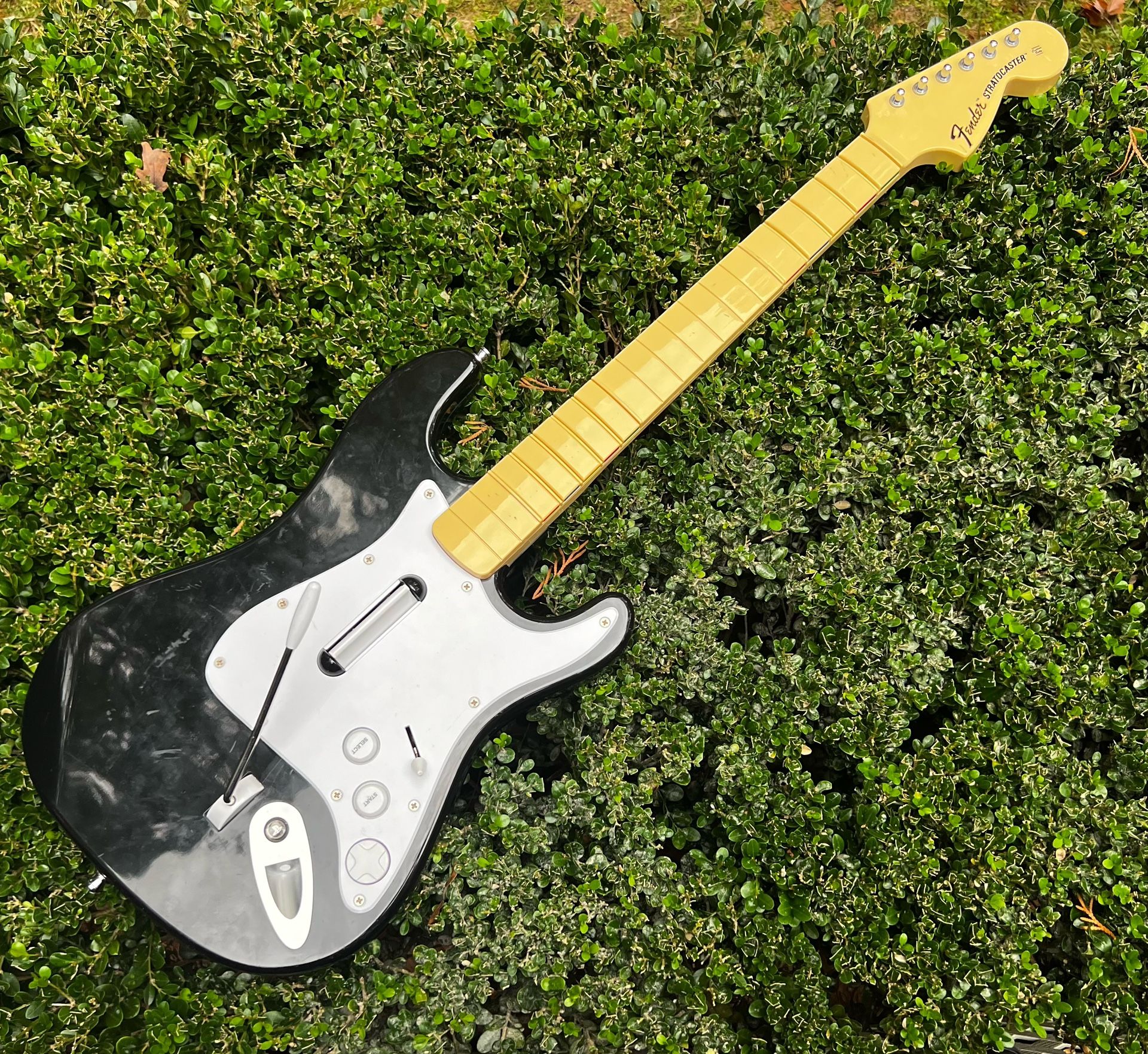 PS3 Fender Stratocaster Wireless Rock Band Guitar Playstation Wireless No Dongle