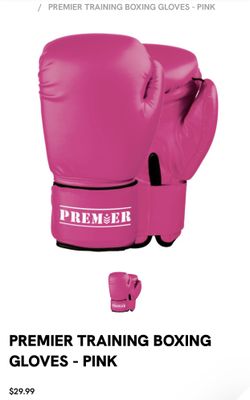 Premier Boxing Gloves pink