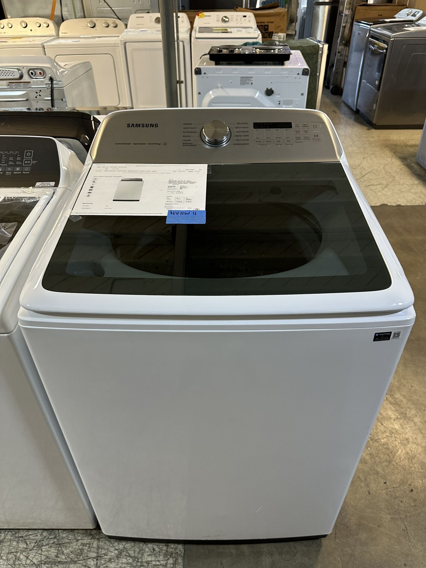 Samsung Large Capacity White Top Load Washer