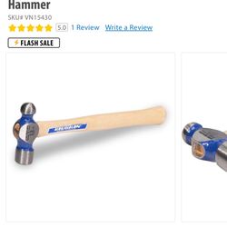 Vaughan 12 Oz Commercial Ball Pein Hammer