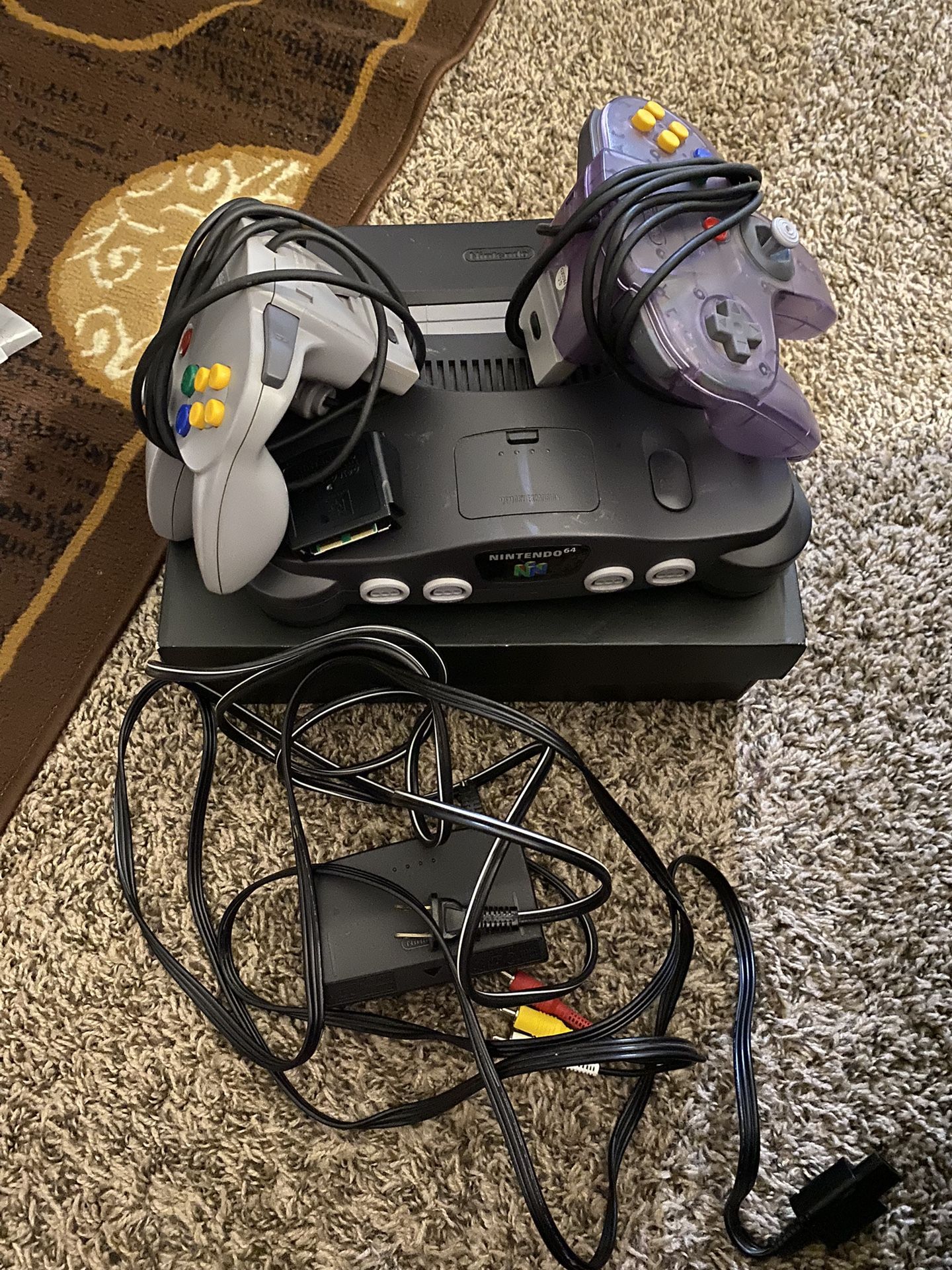 N64 Console w/Jumper Pack, 2 Controllers 