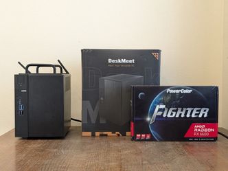 AMD Ryzen 7 8700f + AMD Radeon RX 6600 ITX Desktop PC Computer