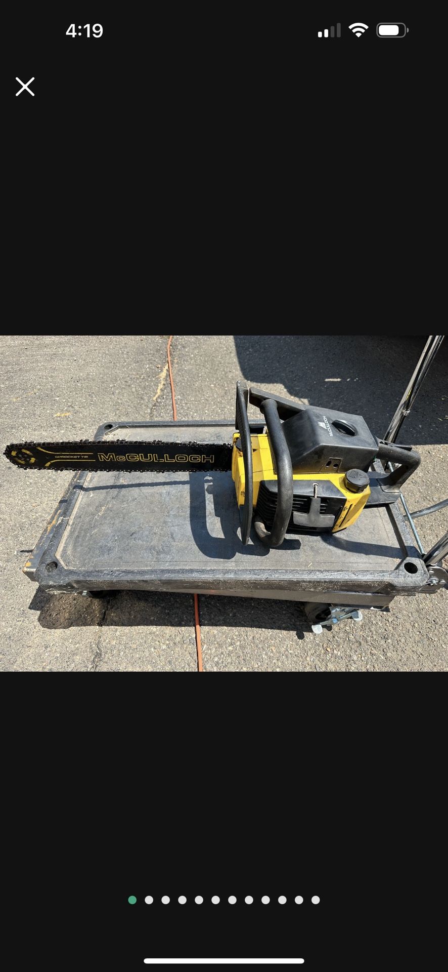 McCulloch chain saw