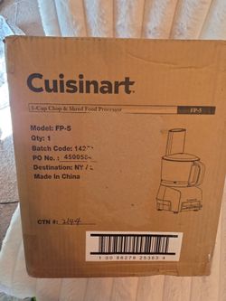 Cuisinart 5 cup food processor new in box