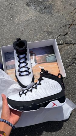 Jordan 9 retro space jam size 4.5Y-5Y-6Y-7.5-8.5-9-10.5-11-11.5-13