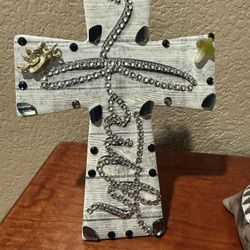 FAITH-Loving Memories-Memorial Cross Sympathy Gift for Loss of Loved One-Bling