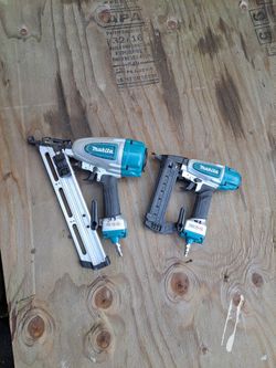 Framing Nail Gun Makita Finish Gun 15 Ga And Staple Gun