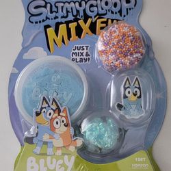BLUEY SlimyGloop Mix'ems AGES 3+ SCENTED CLOUD SLIME w/Mix-Ins! NEW Sealed