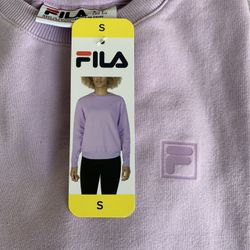 FILA FRENCH TERRY SMALL CREWNECK SHIRT NEW