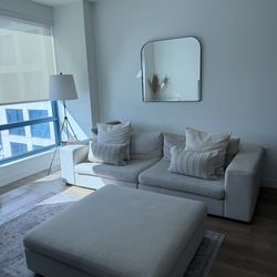 Article Couch + Ottoman for Sale