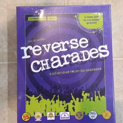 NEW/UNOPENED REVERSE CHARADES BOARD GAME.  