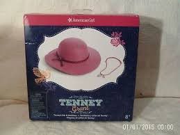 American girl doll Tenney Grant hat and necklace nwt