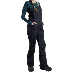 Burton Women’s Avalon Bib GORE-TEX 2L (True Black, Size L)