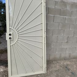 Security metal door