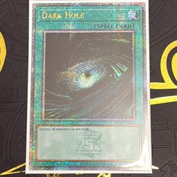 Dark Hole (Quarter Century Secret Rare) - Battles of Legend: Monstrous Revenge (BLMR)