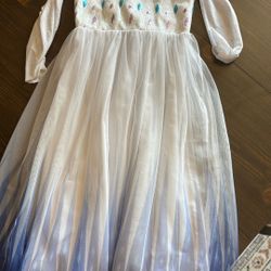 Little Girls Elsa Costume Size 8–10