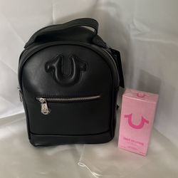 True Religion Purse/Backpack And Purfume