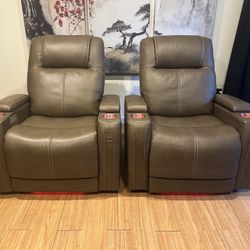 Recliner Movie Chairs With Immersive Audio Zero G Reclining