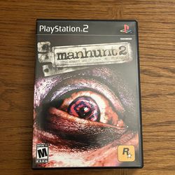 Manhunt 2 - no manual- ps2 - like new condition