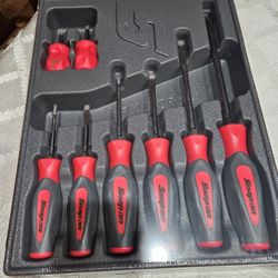 New, Snap On 8 Piece Instinct Screwdriver Set 