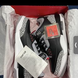 Nike Air Jordan Retro 3 (Black Cement)