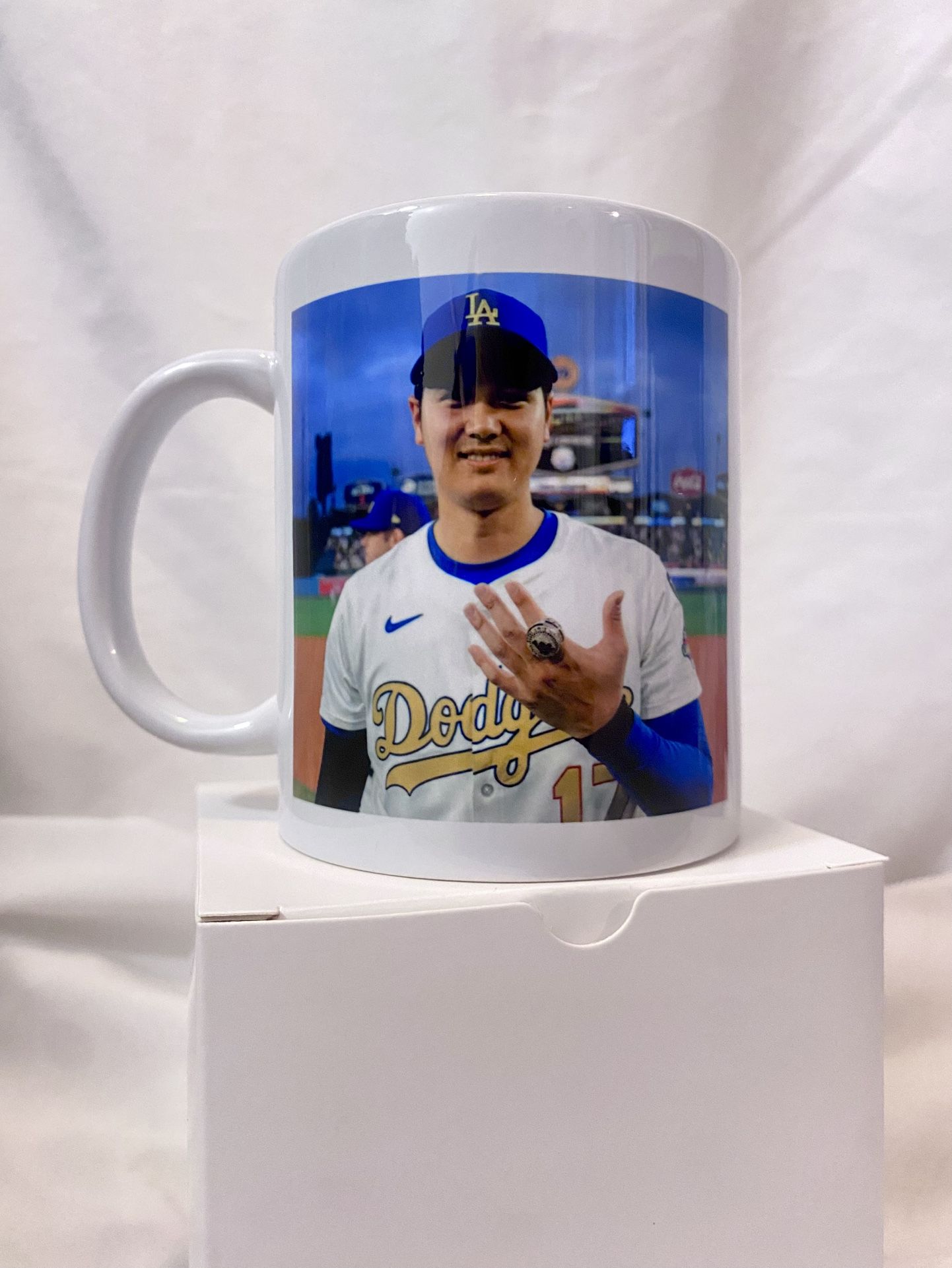 Shohei Ohtani Los Angeles Dodgers World Series Ring Coffee Tea Mug