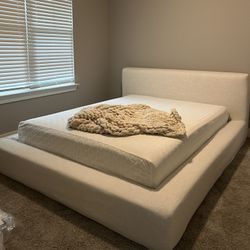 Premium Queen  Size Bed Frame And Mattress