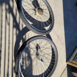 Bike Tires and Rims 26 x 1.95 combo