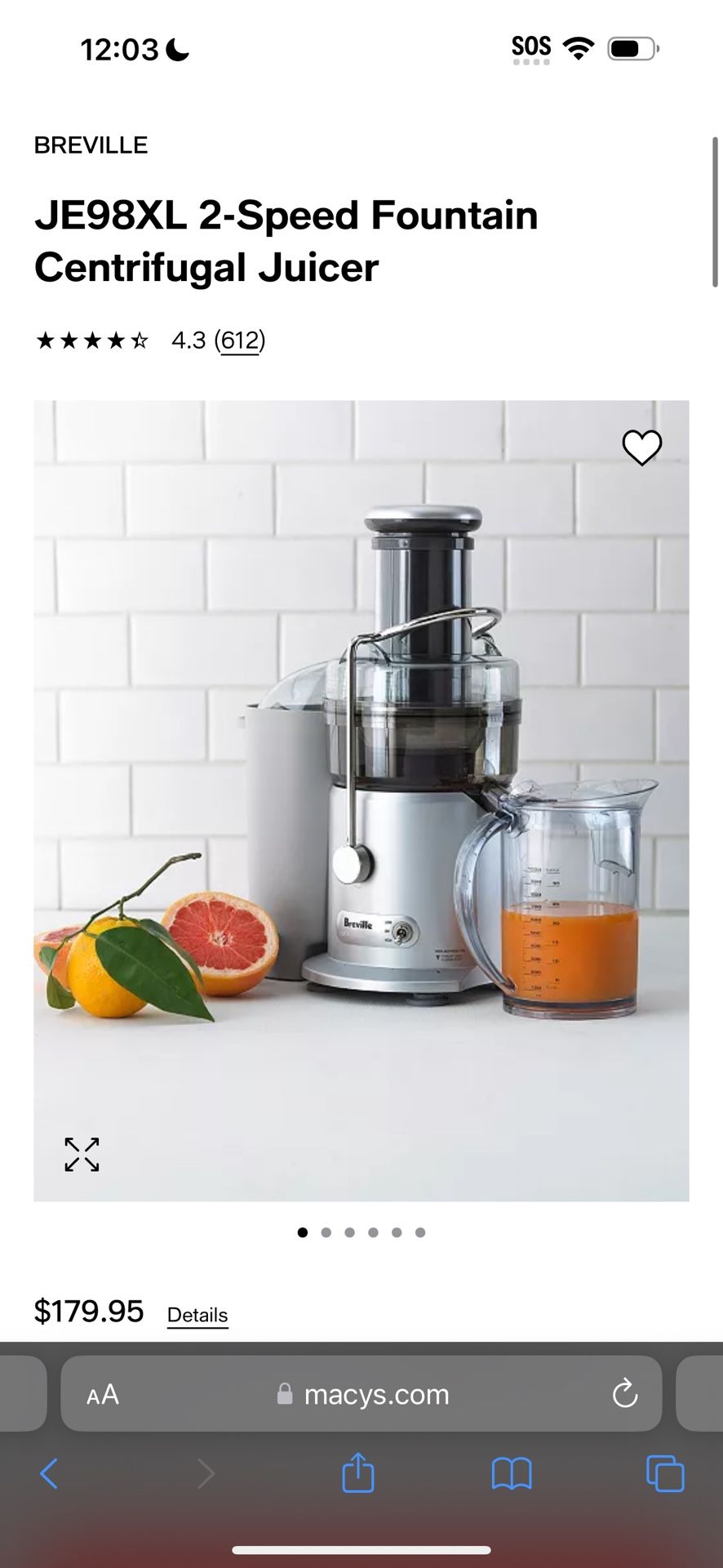 Breville Juicer