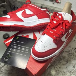 Nike Dunk Low Red White