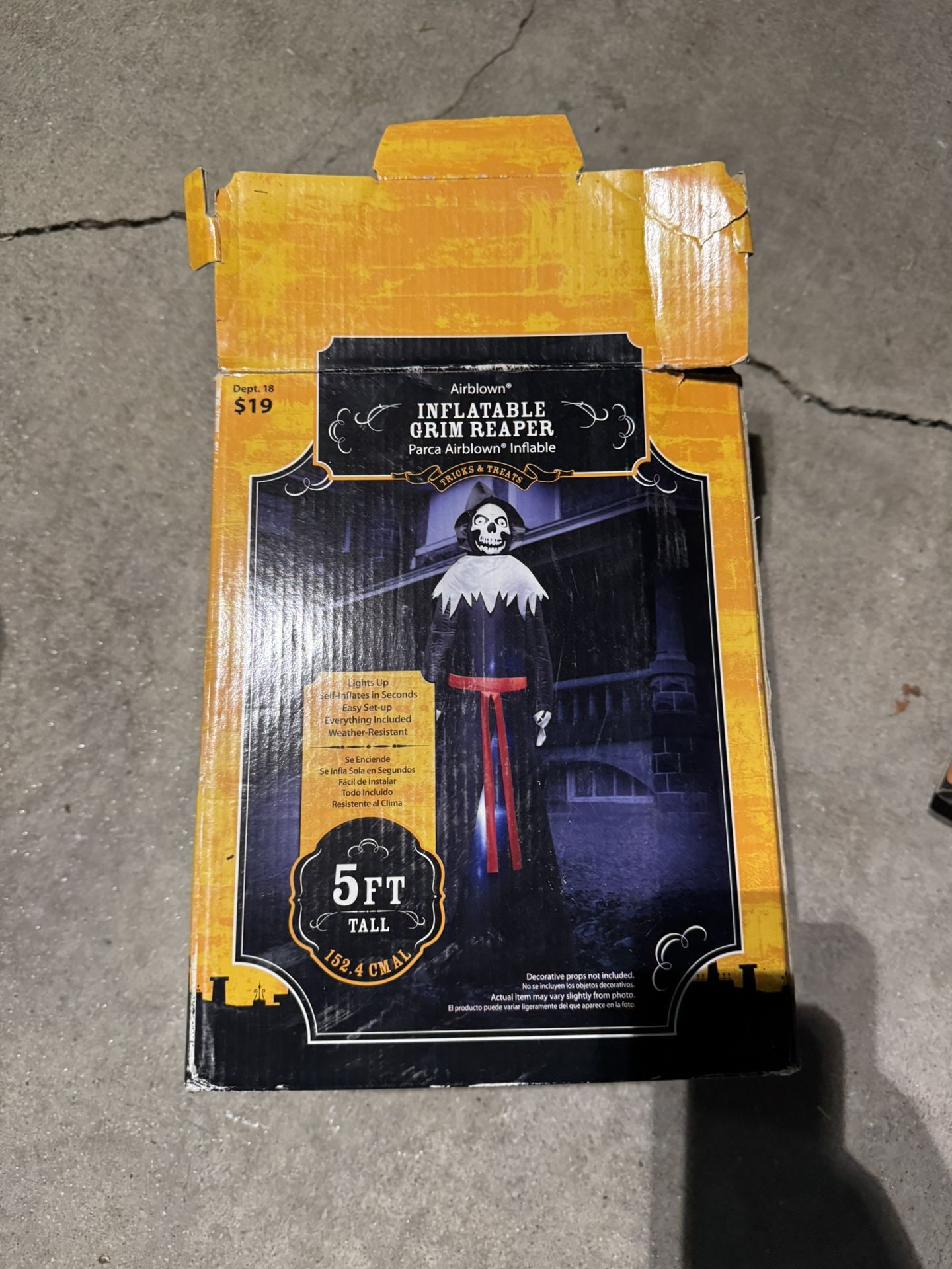 Halloween Inflatable grim Reaper