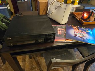 RCA LaserDisc Player with 2 LaserDiscs