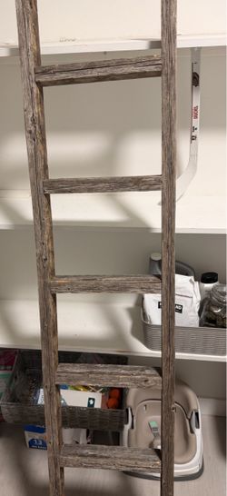 Wooden ladder