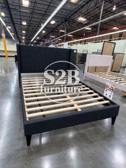 Queen Size Charcoal W Ortho Matres!!!