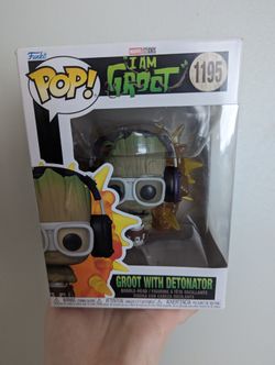 Funko Pop! Vinyl: Marvel - I Am Groot - Groot With Detonator #1195
