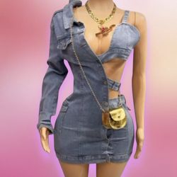 Brand New Denim Dress