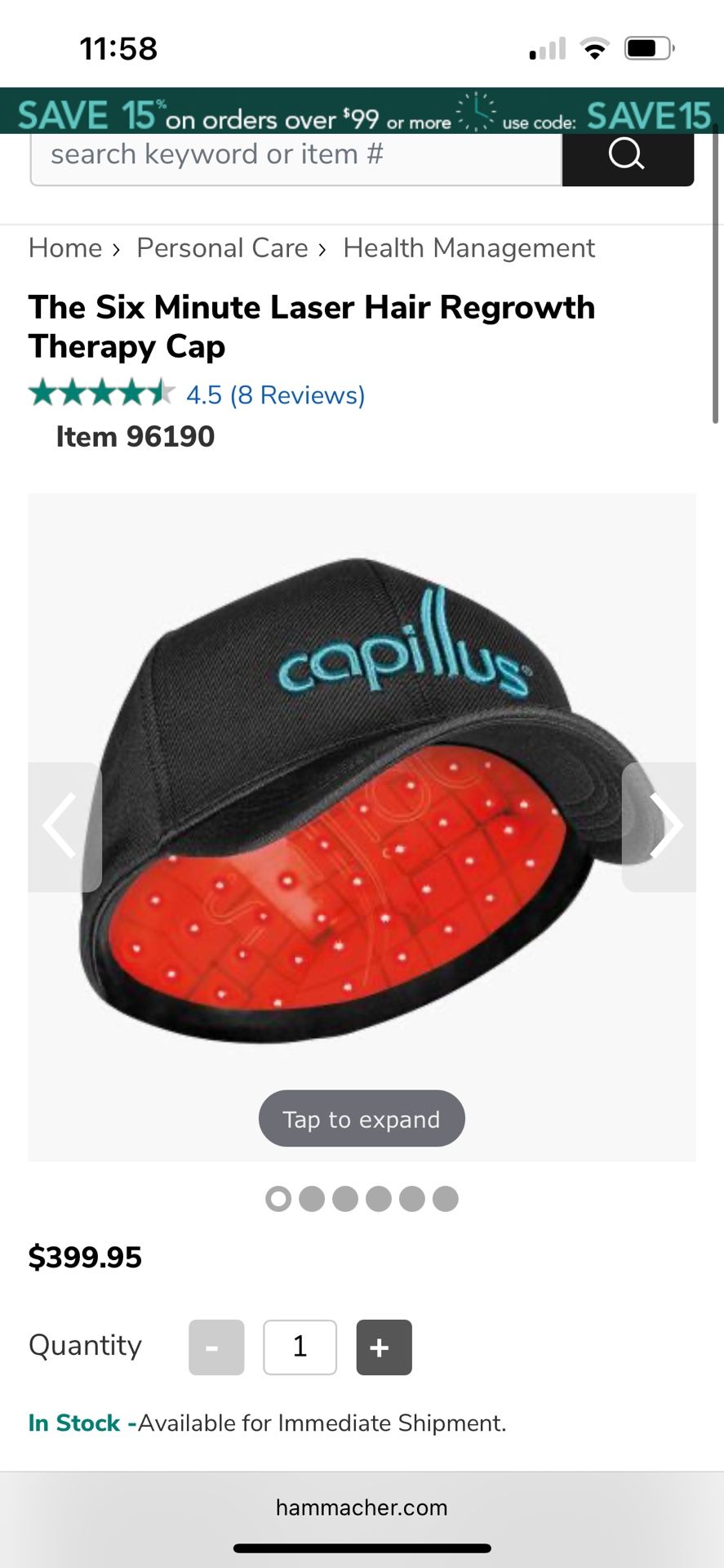 Laser light Cap