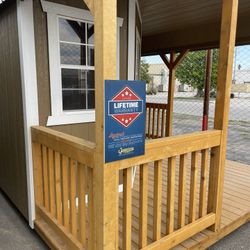 Storage Shed With Porch Option 12x28
