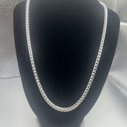 3mm 20inch Franco Chain 100% Sterling Silver