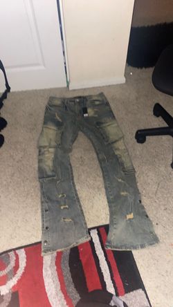 Stacked Flared Jeans