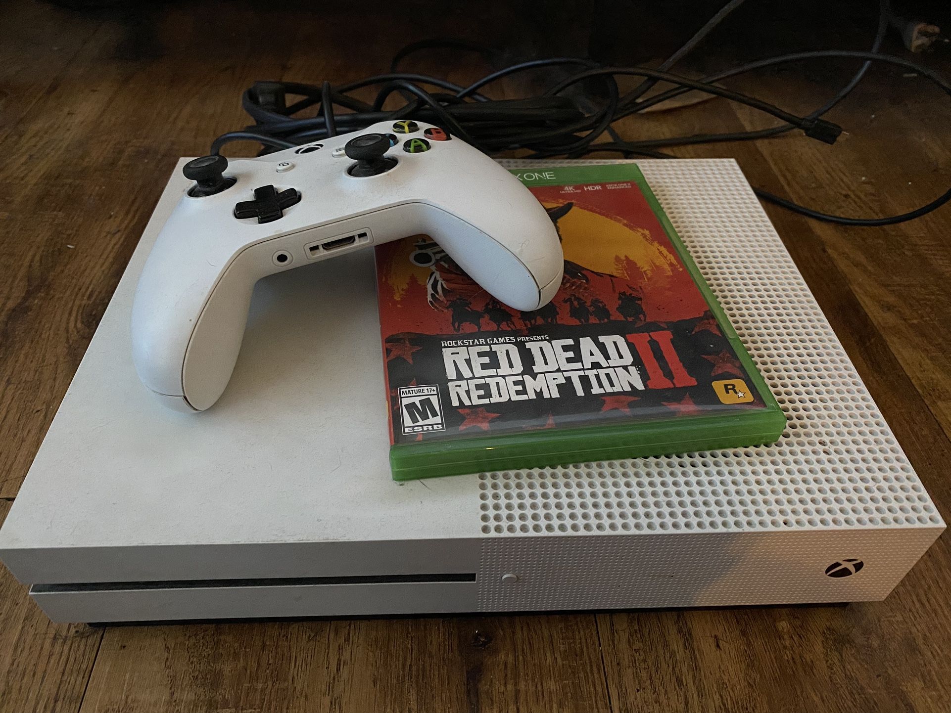 Xbox One S with Game & Wireless Controller