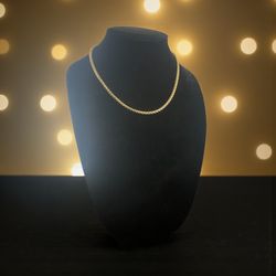 14K GOLD 11.50g ROUND LINK CHAIN