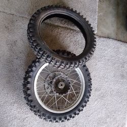 Motorcycle wheel . Suzuki
