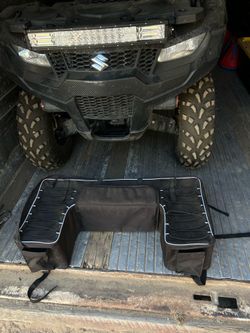ATV seat cargo box.