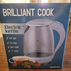 Brilliant Cook 1.7 Liter Electric Kettle