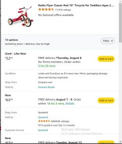 Brand New Tricycle