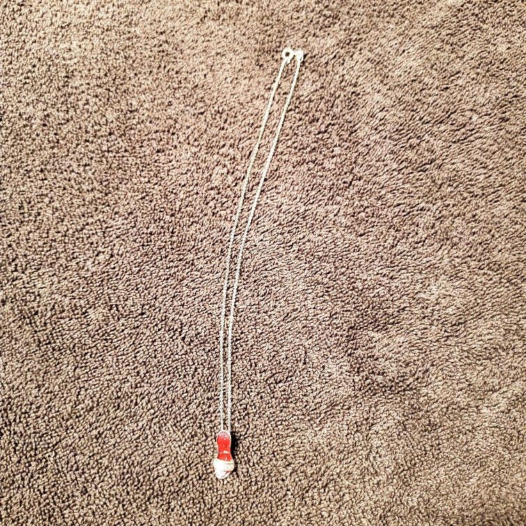 High Heel Slipper Pendant Necklace - Italy.