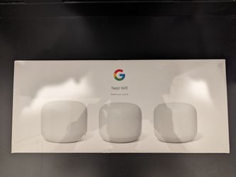 Google Nest Wi-Fi Router and 2 Points