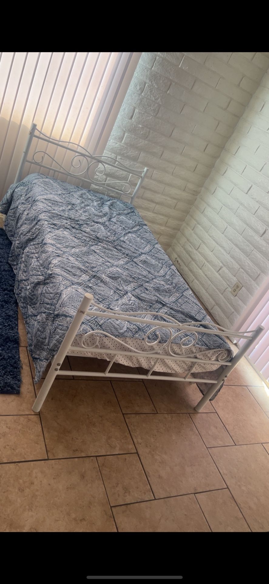 Twin Bed With Mattress